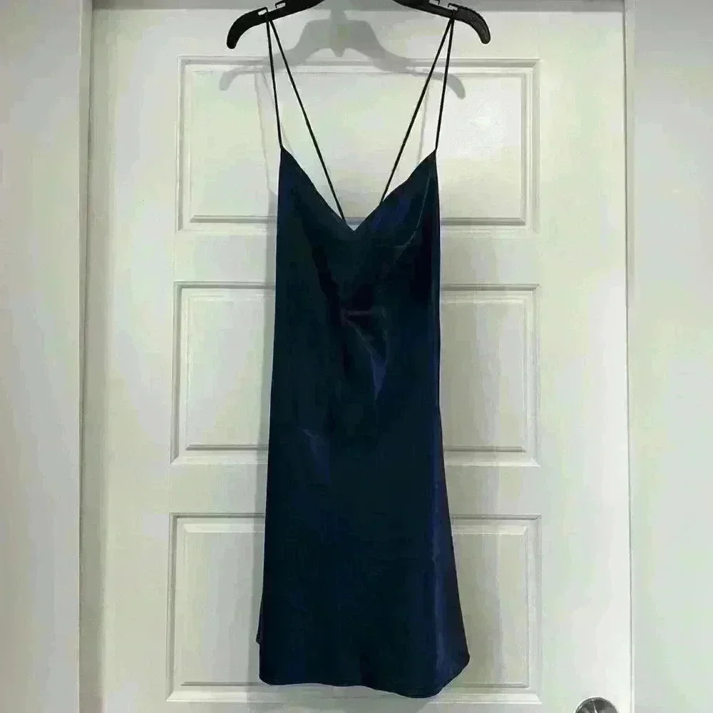 Princess Polly Annalise Dress with Jacket size 6 Navy - Picture 2 of 9